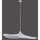 Suspension Fillie Blanche Athezza Luminaire Moderne Eclairage en Métal Blanc 100x120x120cm