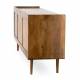 Buffet Kinara Athezza Enfilade Manguier Bahut 2 Portes 3 Tiroirs Vaisselier 45x75x174cm