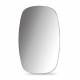 Miroir Ofod Bordure Chêne Clair Athezza Glace Moderne Décoration Murale en Verre et Bois 4x55x90cm