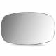 Miroir Ofod Bordure Chêne Clair Athezza Glace Moderne Décoration Murale en Verre et Bois 4x55x90cm