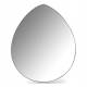 Miroir Droplet Athezza Miroir Bordure Chene Clair Glace Design Décoration en Bois 4x50x60cm