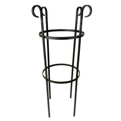 Extension pour Obélisque Rêves de Jardins Jardinière Porte Rosier Buis Topiaire en Fer Forgé 40x40x100cm