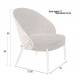 Fauteuil Rodin Bouclé Black Dutchbone Assises de Salon Bois et Tissu Bouclé Siège Ambiance Seventies 72x77,5x82cm