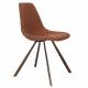 Lot de 2 Chaises Bouclées Franky Dutchbone Vintage Tendance Sièges de Table Terra 46x56x83cm
