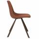 Lot de 2 Chaises Bouclées Franky Dutchbone Vintage Tendance Sièges de Table Terra 46x56x83cm