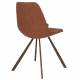 Lot de 2 Chaises Bouclées Franky Dutchbone Vintage Tendance Sièges de Table Terra 46x56x83cm