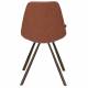 Lot de 2 Chaises Bouclées Franky Dutchbone Vintage Tendance Sièges de Table Terra 46x56x83cm