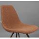 Lot de 2 Chaises Bouclées Franky Dutchbone Vintage Tendance Sièges de Table Terra 46x56x83cm