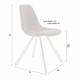 Lot de 2 Chaises Bouclées Franky Dutchbone Vintage Tendance Sièges de Table Terra 46x56x83cm