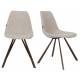 Lot de 2 Chaises Bouclées Franky Dutchbone Vintage Tendance Sièges de Table Beige 46x56x83cm