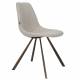Lot de 2 Chaises Bouclées Franky Dutchbone Vintage Tendance Sièges de Table Beige 46x56x83cm