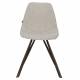 Lot de 2 Chaises Bouclées Franky Dutchbone Vintage Tendance Sièges de Table Beige 46x56x83cm