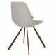 Lot de 2 Chaises Bouclées Franky Dutchbone Vintage Tendance Sièges de Table Beige 46x56x83cm