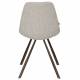 Lot de 2 Chaises Bouclées Franky Dutchbone Vintage Tendance Sièges de Table Beige 46x56x83cm