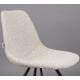 Lot de 2 Chaises Bouclées Franky Dutchbone Vintage Tendance Sièges de Table Beige 46x56x83cm