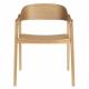 Lot de 2 Chaises Westlake Dutchbone Assises de Table Fauteuils Chêne Finition Naturelle 52x58x76cm