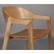 Lot de 2 Chaises Westlake Dutchbone Assises de Table Fauteuils Chêne Finition Naturelle 52x58x76cm