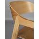Lot de 2 Chaises Westlake Dutchbone Assises de Table Fauteuils Chêne Finition Naturelle 52x58x76cm