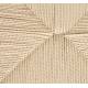 Lot de Deux Chaises Che Woody Duo de Fauteuils de Table en Manguier Assise Bois Naturel 46x52x70cm