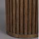 Table d'Appoint Arda Dutchbone Sellette Ronde en Bois et Pierre Naturelle Guéridon 35x35x40cm