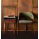 Table de Nuit Arda Dutchbone Chevet Rectangulaire en Bois et Pierre Naturelle Sellette d'Appoint 35x45x60cm