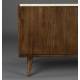 Buffet Arda Dutchbone Console Tiroirs Salon Rectangulaire Design Vintage Industriel en Bois Finition Noyer 40x60x160cm