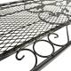 Banc Banquette Fauteuil de Jardin Exterieur 2 Personnes Pliable en Fer 60x95x122cm