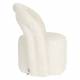 Fauteuil Seina Swivel Dutchbone Assise de Salon En Tissu Beige Siège Design Pivotant 62,5x66x82cm