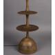 Lampadaire Cath Dutchbone Lampe sur Pied en Manguier Luminaire Abat-jour Tissu Ecru 45x45x179cm