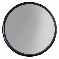 Miroir Raj de Woody en Acier Noir 3 Dimensions 36-60-75cm