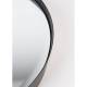 Miroir Raj de Woody en Acier Noir 3 Dimensions 36-60-75cm