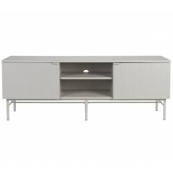 Buffet Cayo Woody Meuble de Rangement Métal et Bahut Vaisselier Design Esprit Scandinave 40x55x155cm