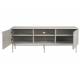 Buffet Cayo Woody Meuble de Rangement Métal et Bahut Vaisselier Design Esprit Scandinave 40x55x155cm