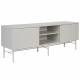 Buffet Cayo Woody Meuble de Rangement Métal et Bahut Vaisselier Design Esprit Scandinave 40x55x155cm