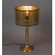 Lampe de Table Barun Dutchbone Eclairage d'Appoint Luminaire d'Ambiance en Fonte d'Aluminium Laiton 28x51x51cm