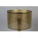 Lampe de Table Barun Dutchbone Eclairage d'Appoint Luminaire d'Ambiance en Fonte d'Aluminium Laiton 28x51x51cm