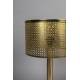 Lampe de Table Barun Dutchbone Eclairage d'Appoint Luminaire d'Ambiance en Fonte d'Aluminium Laiton 28x51x51cm