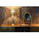 Lampe de Table Barun Dutchbone Eclairage d'Appoint Luminaire d'Ambiance en Fonte d'Aluminium Laiton 28x51x51cm