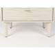 Chiffonnier Morning Zuiver Gris Console 4 Tiroirs Acier, Bois et Rotin Meuble de Rangement Haut 42x60x121cm