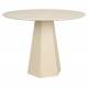 Table Ronde Pilar Console Zuiver Bois Beige 76x100x100cm