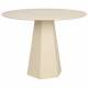 Table Ronde Pilar Console Zuiver Bois Beige 76x100x100cm