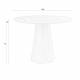 Table Ronde Pilar Console Zuiver Bois Beige 76x100x100cm