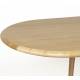 Table Twist Zuiver Table à Manger Ovale Extensible Table de Repas avec Rallonge Bois Couleur Naturelle 76x90x240cm