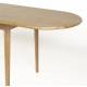 Table Twist Zuiver Table à Manger Ovale Extensible Table de Repas avec Rallonge Bois Couleur Naturelle 76x90x240cm