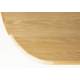 Table Twist Zuiver Table à Manger Ovale Extensible Table de Repas avec Rallonge Bois Couleur Naturelle 76x90x240cm