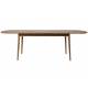 Table Twist Zuiver Table à Manger Ovale Extensible Table de Repas avec Rallonge Bois Couleur Noyer 76x90x240cm