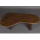 Table de Salon Tilon Dutchbone Table Basse en Manguier Guéridon Forme Asymétrique 40x60x110cm