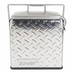 Glacière Portable Be Heavy Zuiver Crème en Acier Inoxydable Format Compact Pique-Nique 24x32x35,5cm
