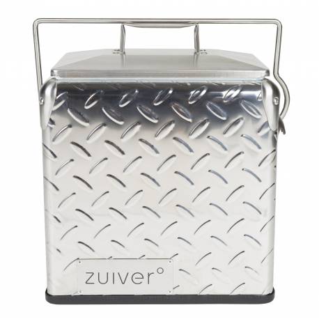 Glacière Portable Be Heavy Zuiver Crème en Acier Inoxydable Format Compact Pique-Nique 24x32x35,5cm