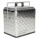 Glacière Portable Be Heavy Zuiver Crème en Acier Inoxydable Format Compact Pique-Nique 24x32x35,5cm